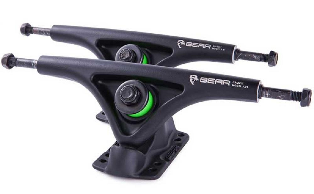 Grizzly GEN 5 Trucks - 181MM, Black – Sodacan Boards